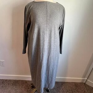 NWT It’s a new day Grey midi dress with long sleeves. Size 3x.